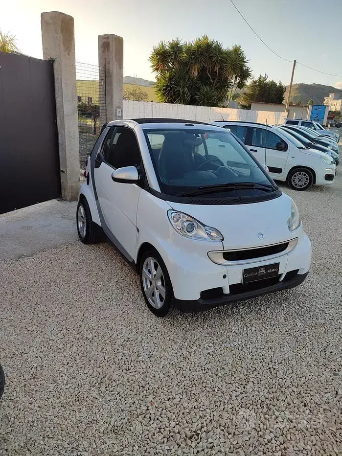 Begagnad Smart ForTwo Cabrio Passion 45 HK (33 kW) 2008 Vit Cab