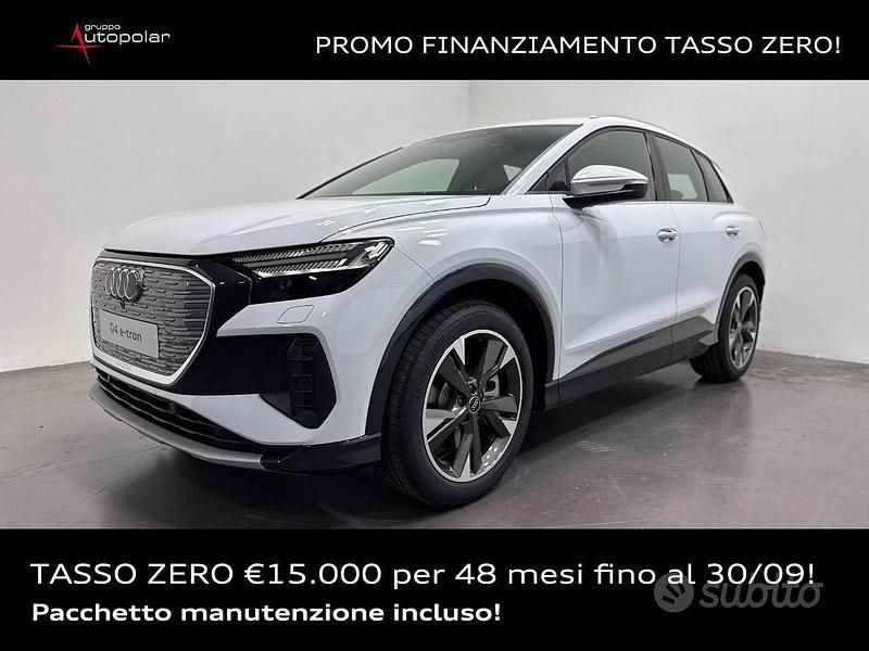 Bianco Usata 2023 Audi Q4 e-tron Advanced SUV | 37.900 € (Buon prezzo) - Immagine 1/4