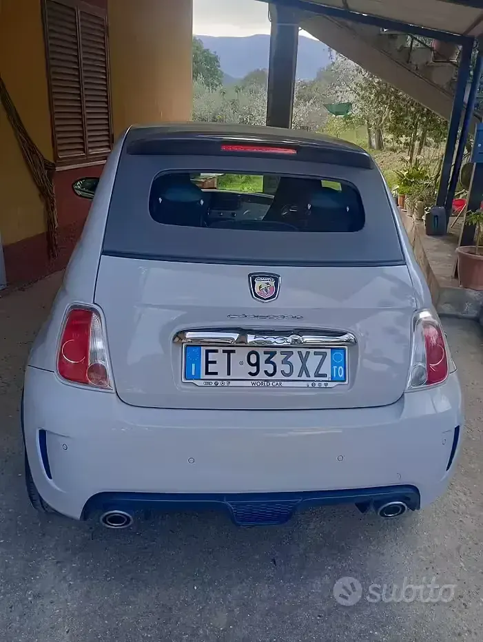 Usata Abarth 500C Esseesse 135 CV (99 kW) 2014 Grigio Cabrio
