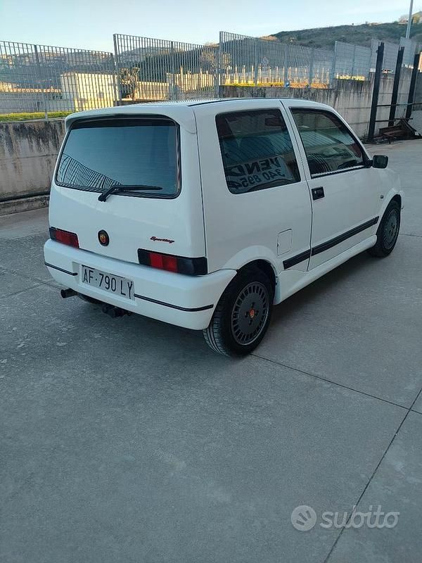 Usata Fiat Cinquecento 1996 Bianco Utilitaria