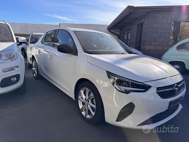 Usata Opel Corsa Elegance 75 CV (55 kW) 2021 Bianco Berlina