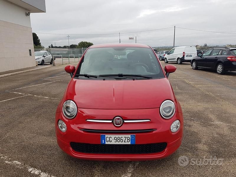 Usata Fiat 500 70 CV (51 kW) 2021 Rosso Berlina
