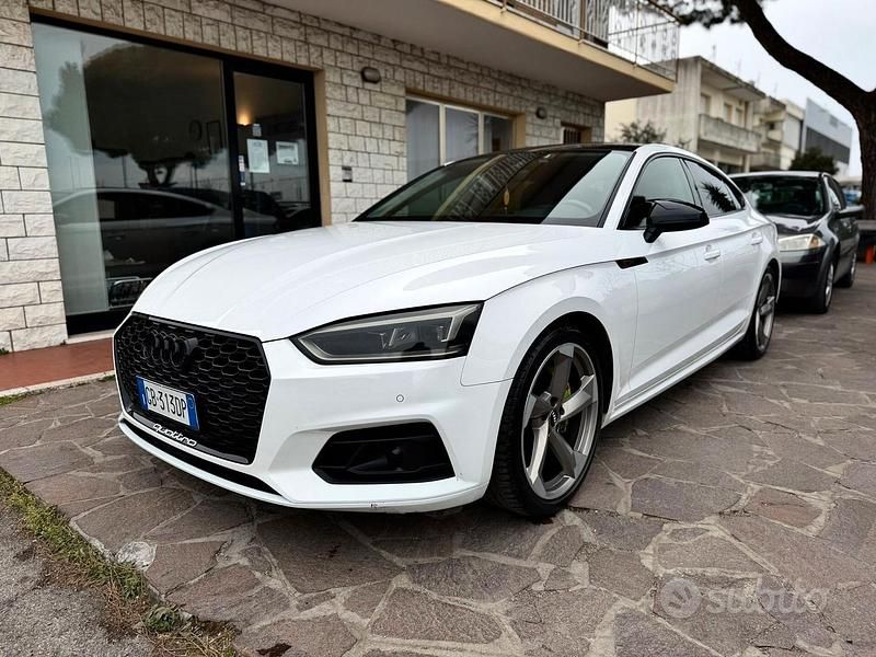 Usata Audi A5 Business 190 CV (139 kW) 2018 Bianco Coupé