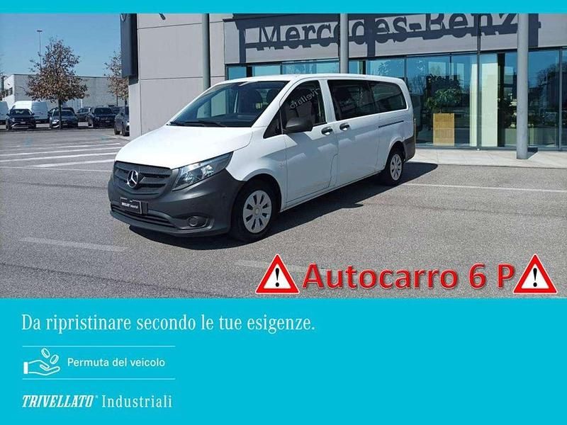 Usata Mercedes Vito 136 CV (100 kW) 2015 Bianco artico Furgone