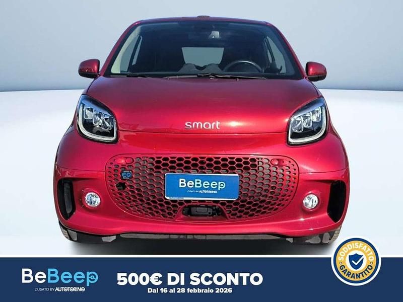 Usata Smart ForTwo Electric Drive Prime 60 kW (82 CV) 2022 Rosso metallizzato Cabrio
