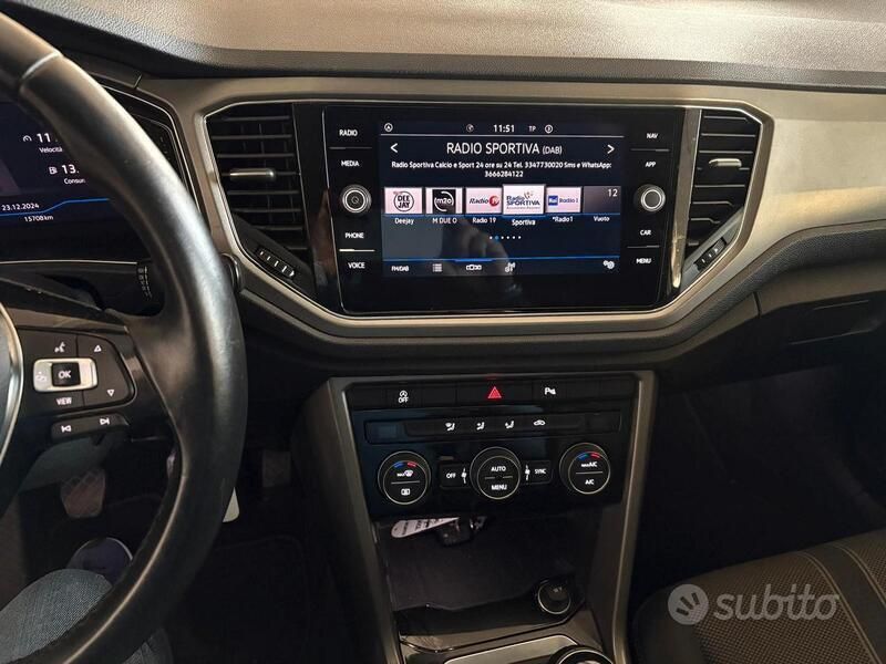 Usata VW T-Roc 150 CV (110 kW) 2022 Bianco SUV