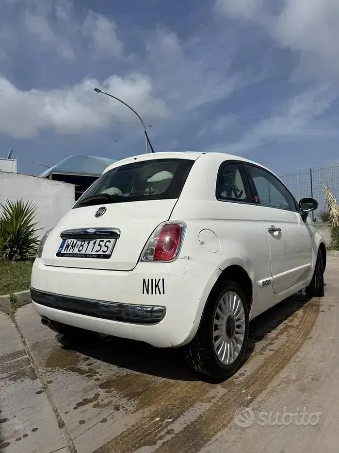 Usata Fiat 500 69 CV (50 kW) 2013 Bianco Berlina