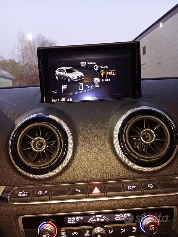 Usata Audi A3 Comfort 122 CV (89 kW) 2017 Nero Berlina