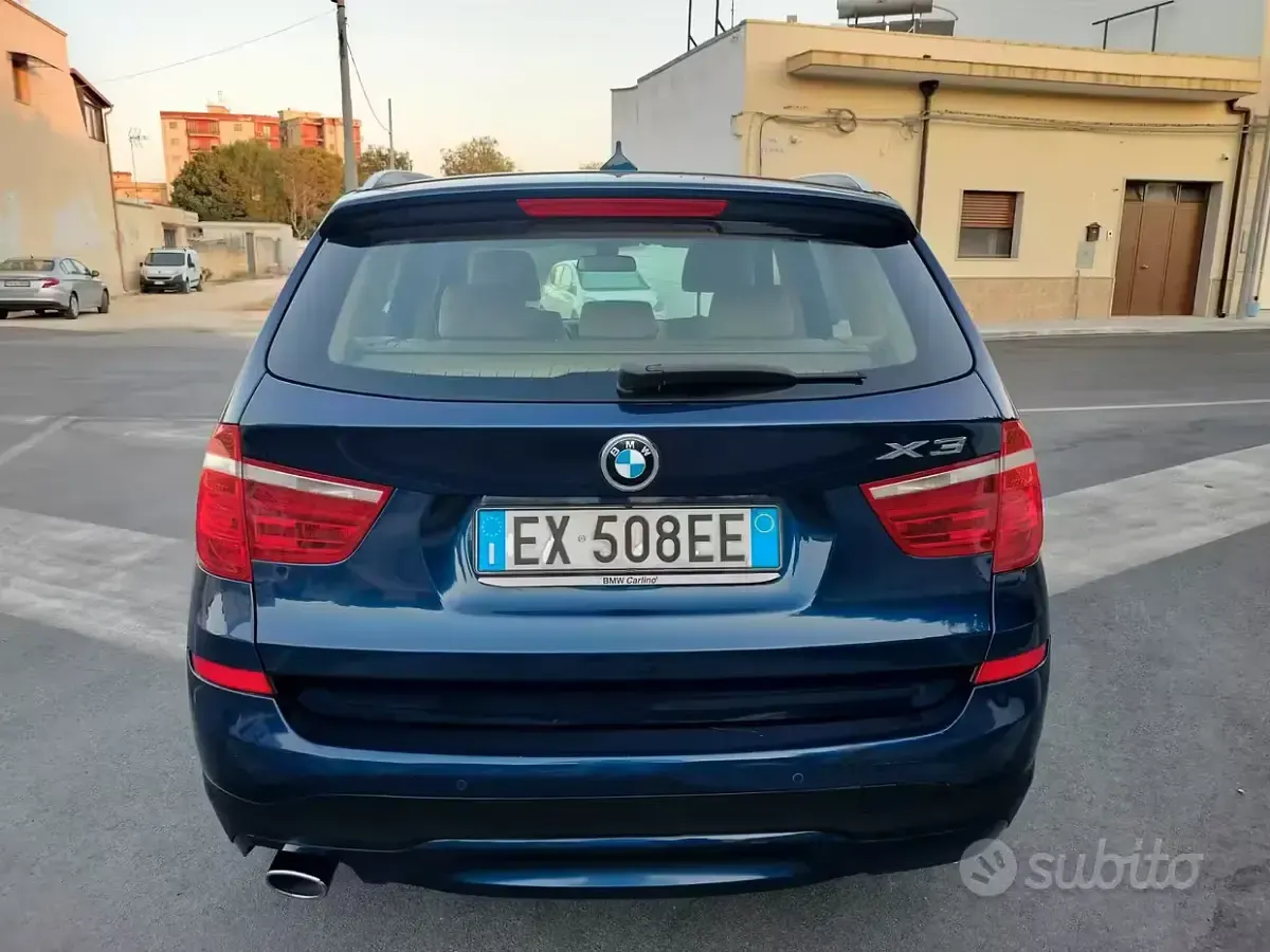 Usata BMW X3 xLine 150 CV (110 kW) 2014 Blu SUV