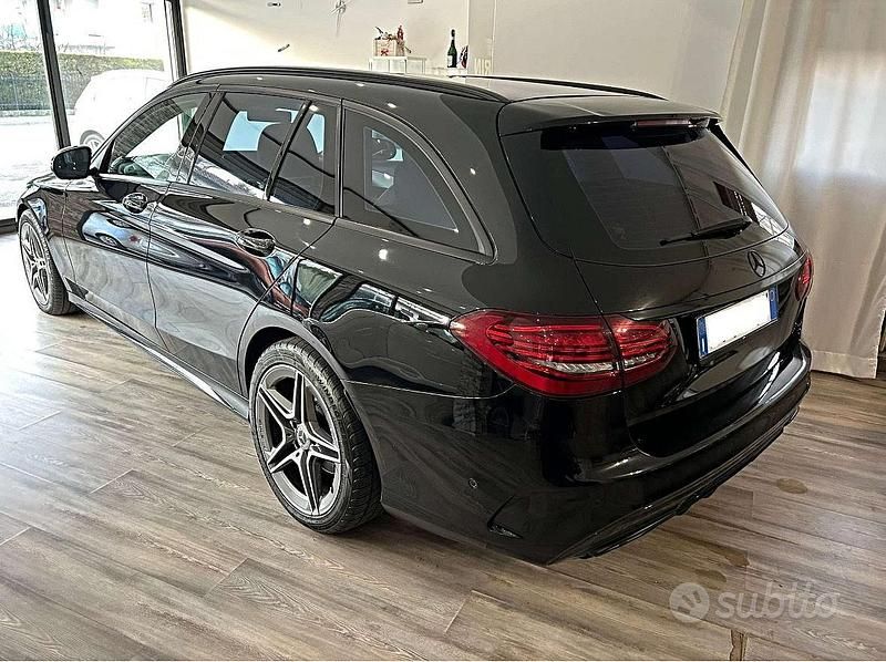 Usata Mercedes C220 Premium 194 CV (142 kW) 2019 Nero Station wagon