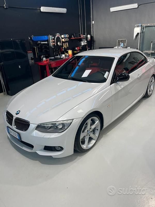 Usata BMW 335 Cabriolet Efficient Dynamics 306 CV (225 kW) 2012 Bianco Cabrio
