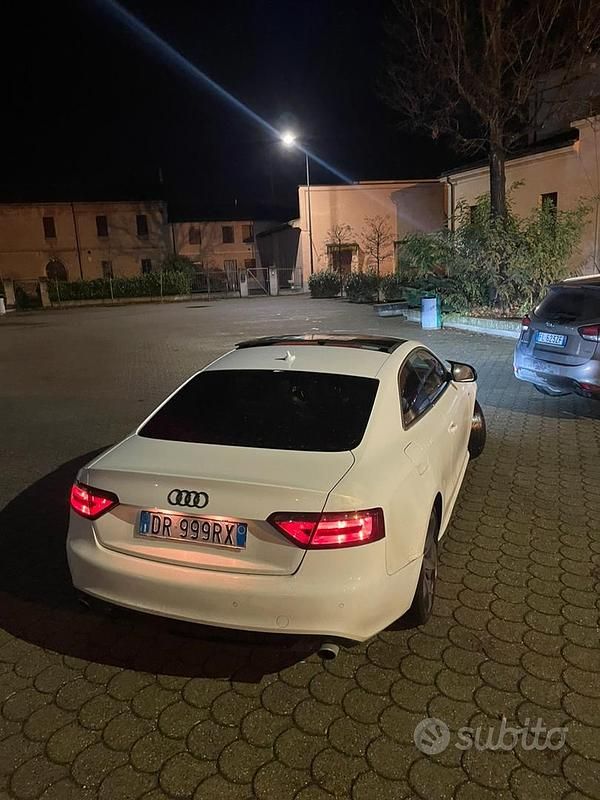 Usata Audi A5 S-Line 2009 Bianco Coupé