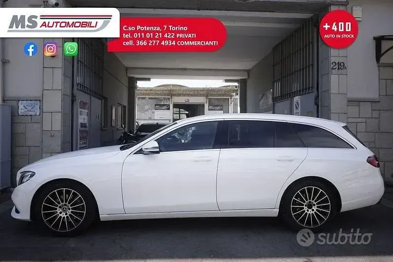 Usata Mercedes E220 Premium Plus 194 CV (142 kW) 2020 Bianco Station wagon