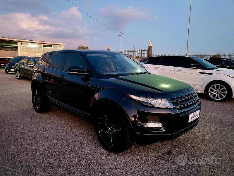 Usata Land Rover Range Rover evoque 190 CV (139 kW) 2012 Nero SUV