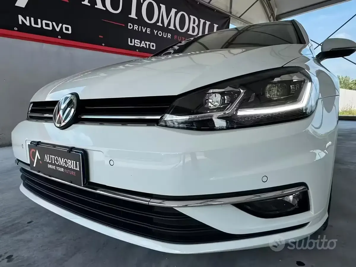 Usata VW Golf VII Executive 115 CV (84 kW) 2019 Bianco Berlina