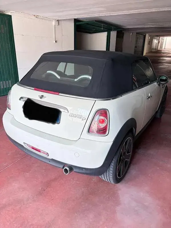 Usata Mini Cooper D Cabriolet 111 CV (81 kW) 2012 Bianco Cabrio