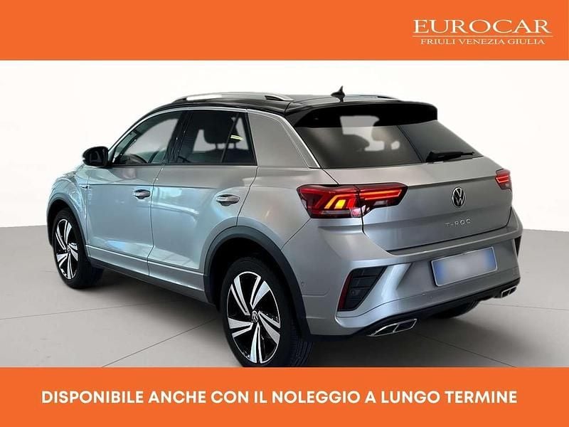 Usata VW T-Roc R-line Plus 150 CV (110 kW) 2024 Pyrit silver metallizzato nero SUV
