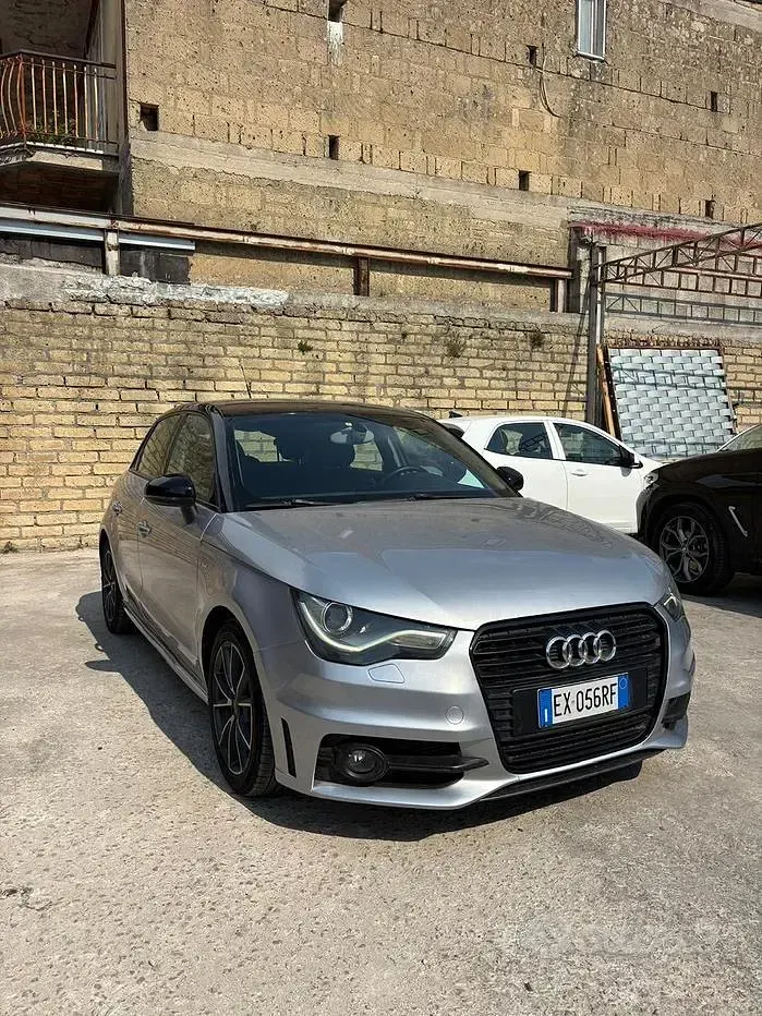 Usata Audi A1 S-Line 90 CV (66 kW) 2014 Grigio Utilitaria