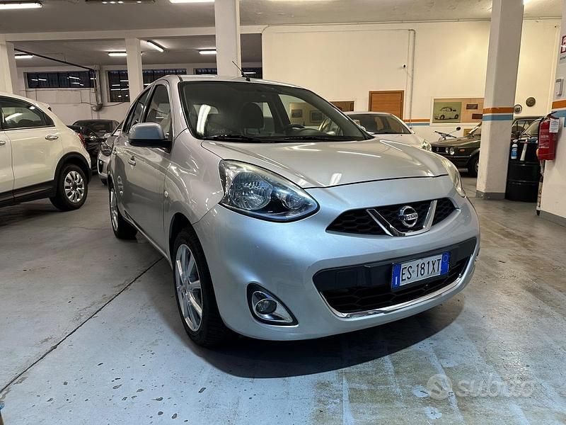 Usata Nissan Micra Acenta 80 CV (58 kW) 2013 Grigio Utilitaria