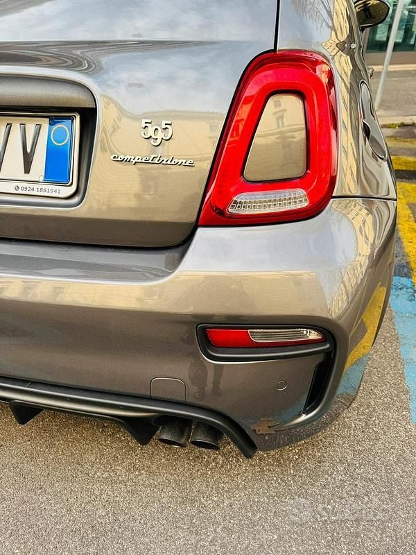 Usata Abarth 595C Competizione 2016 Grigio Cabrio