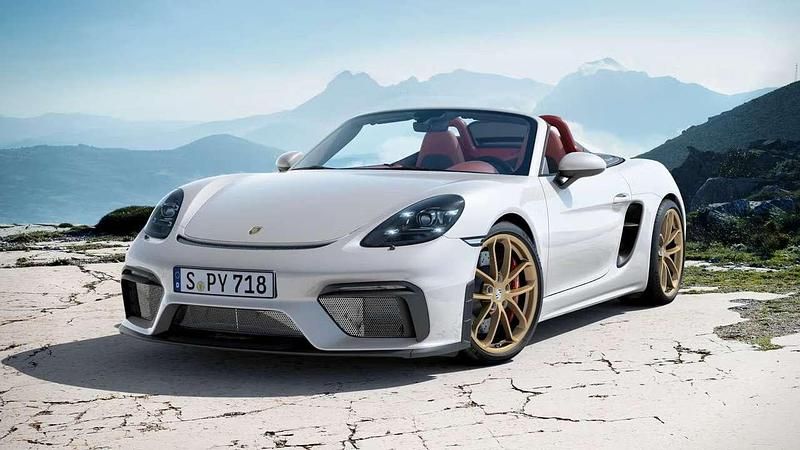 Usata Porsche 718 Spyder 420 CV (308 kW) 2023 Bianco carrara Cabrio