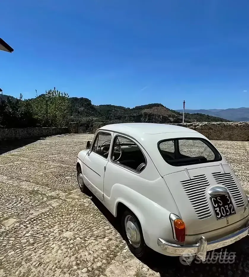 Usata Fiat 600 1960 Bianco Utilitaria