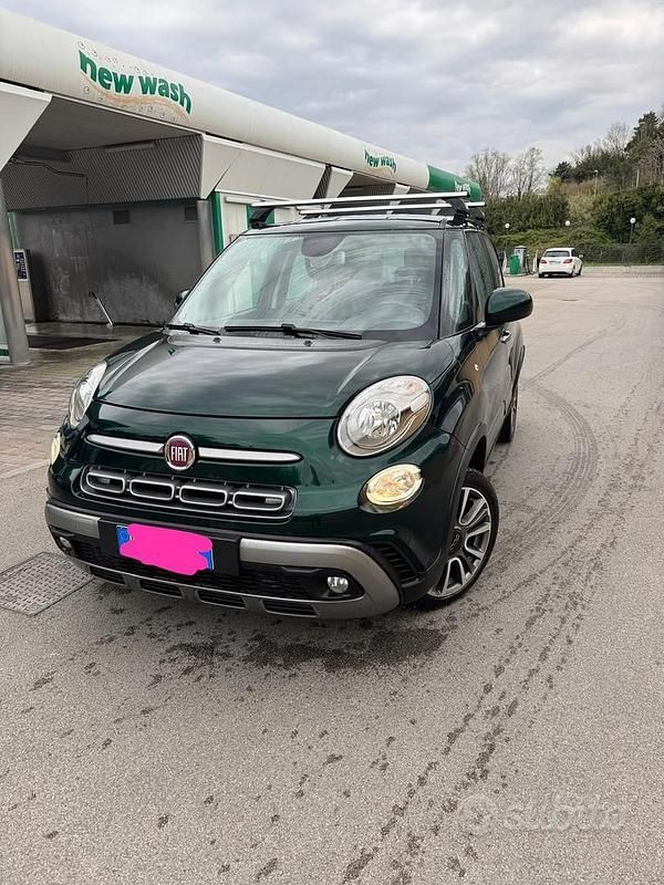Usata Fiat 500L Cross 95 CV (69 kW) 2017 Verde Monovolume