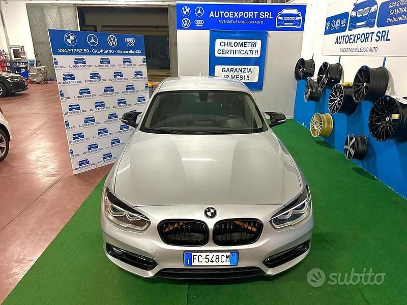 Usata BMW 118 Sport Line 136 CV (100 kW) 2016 Grigio Utilitaria