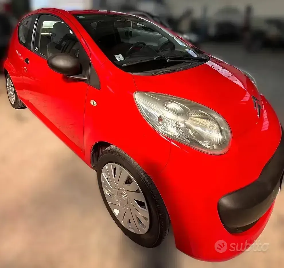 Usata Citroën C1 68 CV (50 kW) 2007 Rosso Utilitaria