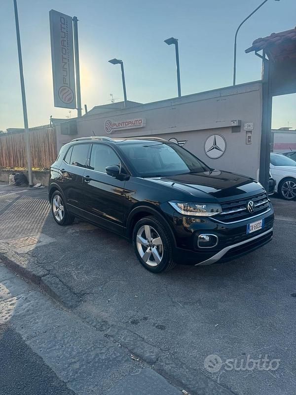 Usata VW T-Cross Advance 150 CV (110 kW) 2022 Nero SUV