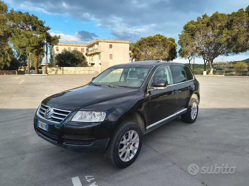 Usata VW Touareg 175 CV (128 kW) 2005 Nero SUV