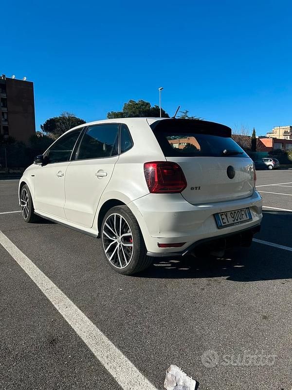 Usata VW Polo GTI 192 CV (141 kW) 2014 Bianco Berlina