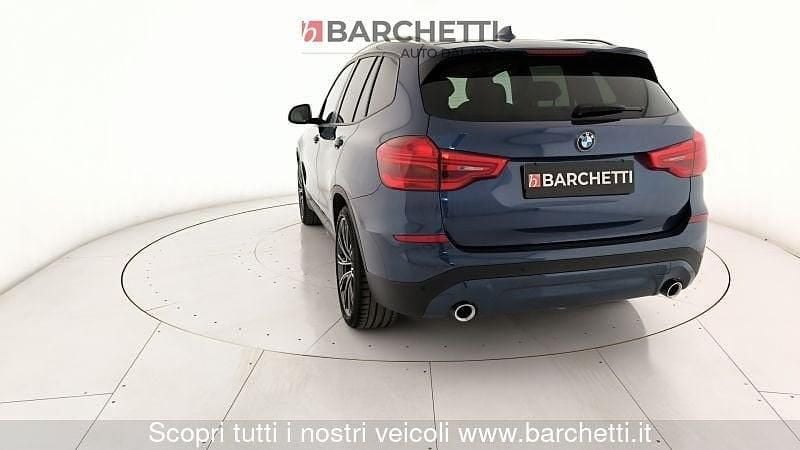 Usata BMW X3 Advantage 190 CV (139 kW) 2021 Blu SUV