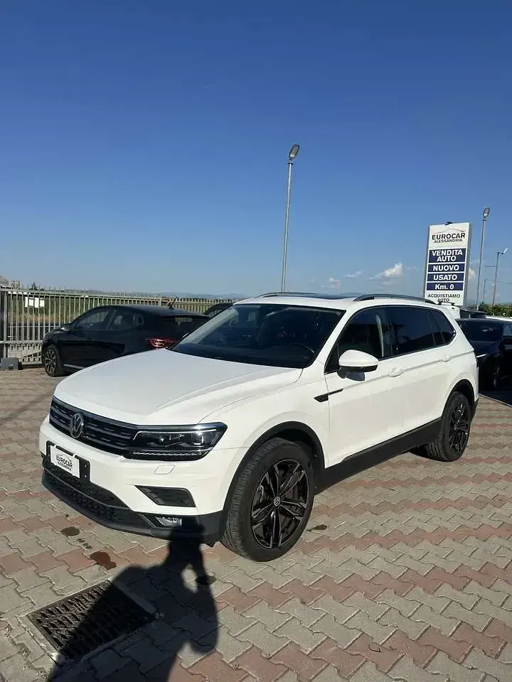 Usata VW Tiguan Allspace Advance 150 CV (110 kW) 2019 Bianco SUV
