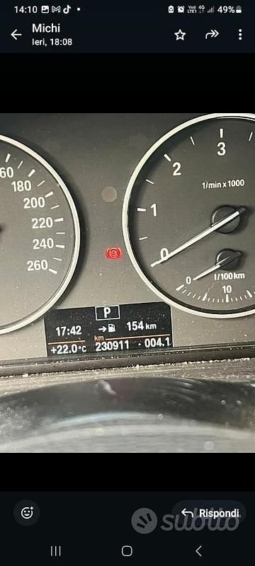 Usata BMW X3 177 CV (130 kW) 2011 Bianco SUV