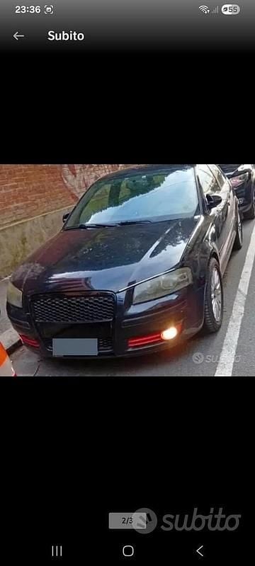 Usata Audi A3 Ambition 2006 Nero Utilitaria
