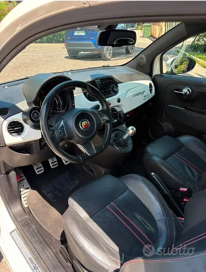 Usata Abarth 595 Turismo 160 CV (117 kW) 2015 Bianco Berlina