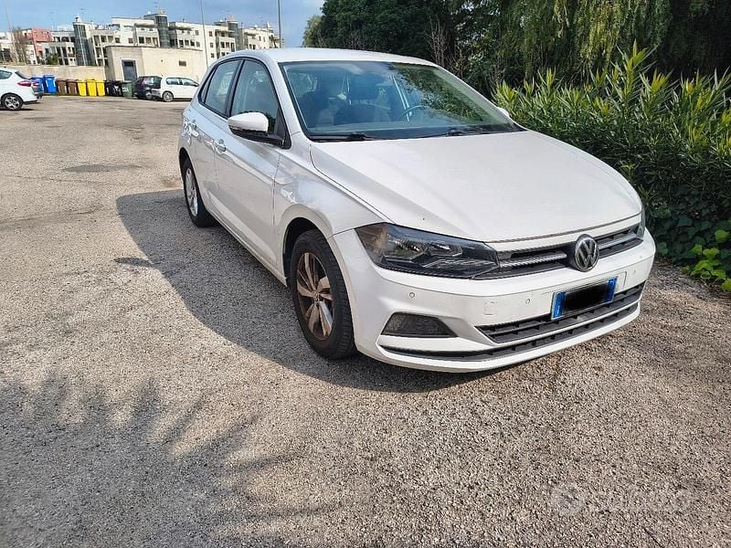 Usata VW Polo 90 CV (66 kW) 2019 Bianco Utilitaria