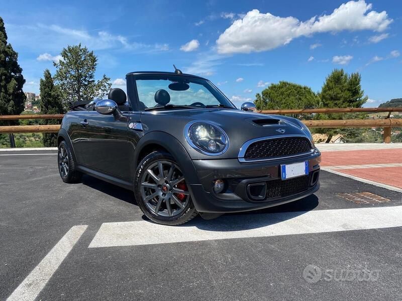 Grigio Usata 2014 Mini Cooper SD Cabriolet Cabrio | 11.990 € (Buon prezzo) - Immagine 1/4