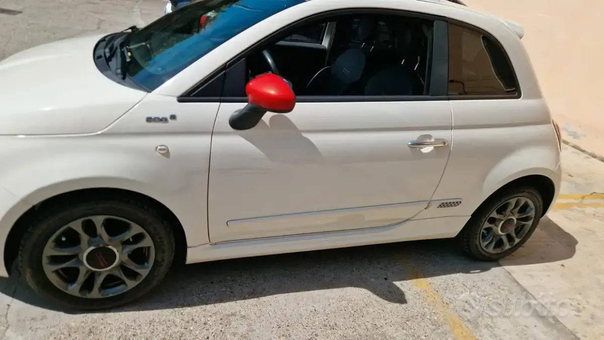 Usata Fiat 500 69 CV (50 kW) 2015 Bianco Utilitaria