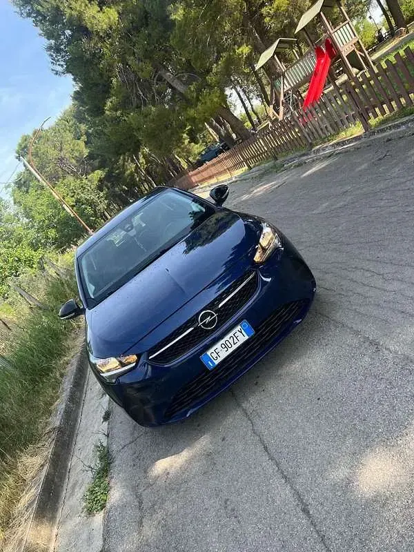 Usata Opel Corsa Edition 102 CV (75 kW) 2021 Blu Utilitaria
