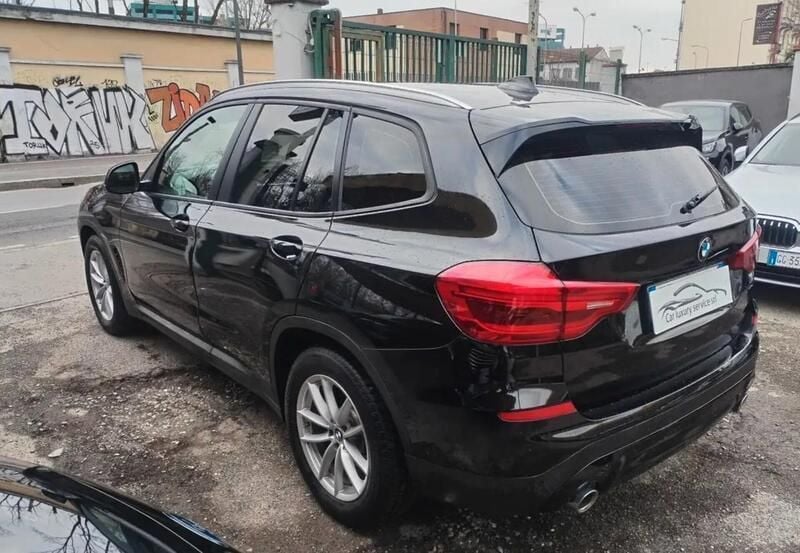Usata BMW X3 Advantage 183 CV (134 kW) 2019 Nero SUV