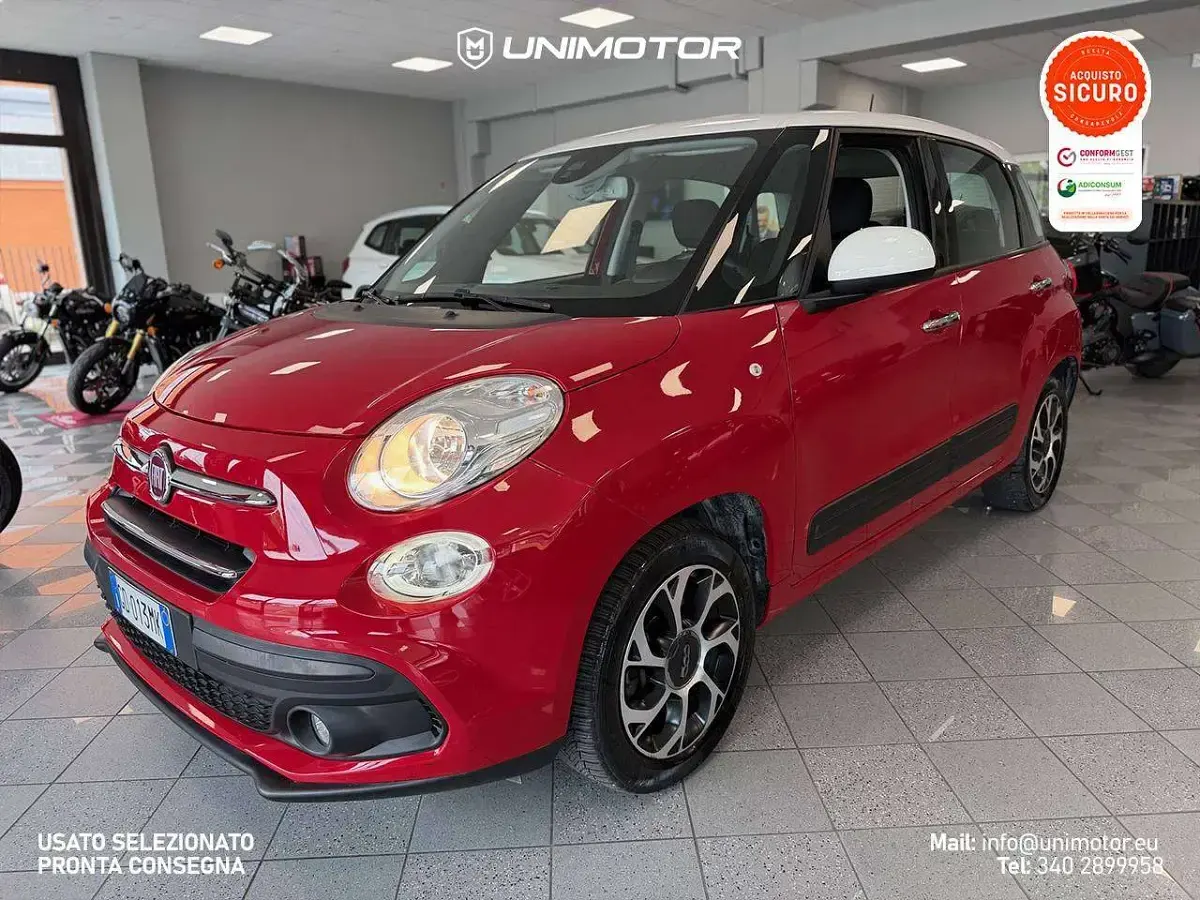 Usata Fiat 500L Business 95 CV (69 kW) 2020 Rosso passione Monovolume