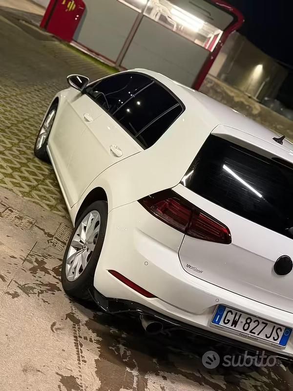 Usata VW Golf VII 115 CV (84 kW) 2019 Bianco Berlina