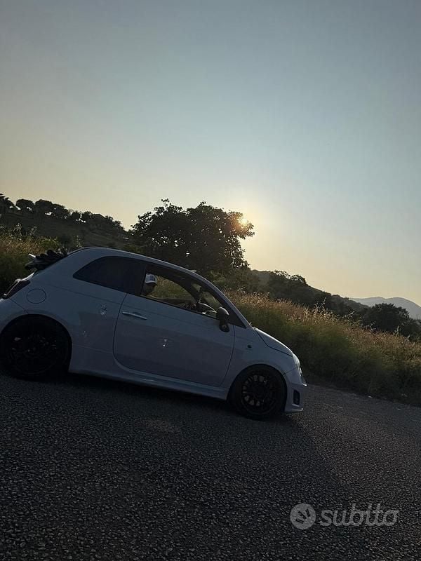 Usata Abarth 595C 160 CV (117 kW) 2014 Grigio Cabrio