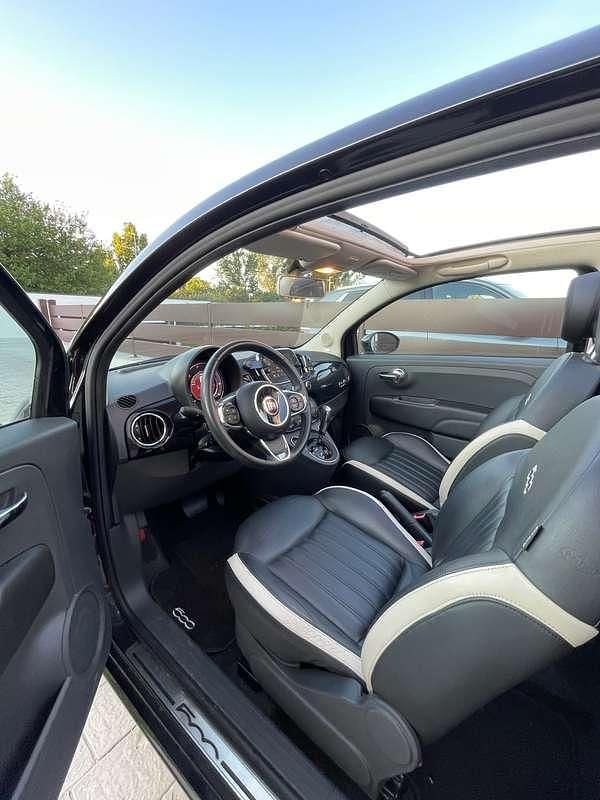 Usata Fiat 500C 69 CV (50 kW) 2017 Nero Cabrio
