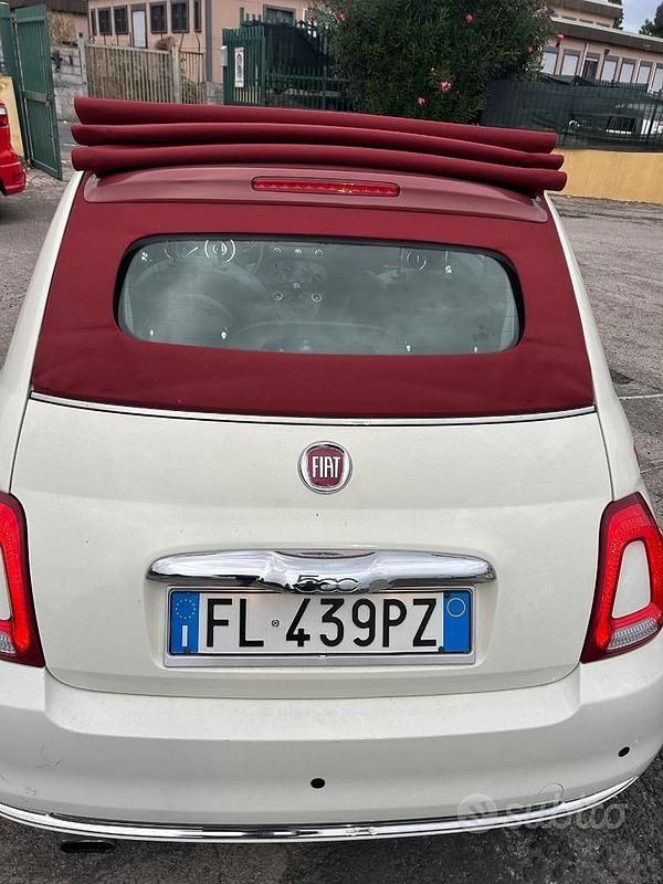 Begagnad Fiat 500C 69 HK (50 kW) 2013 Vit Cab