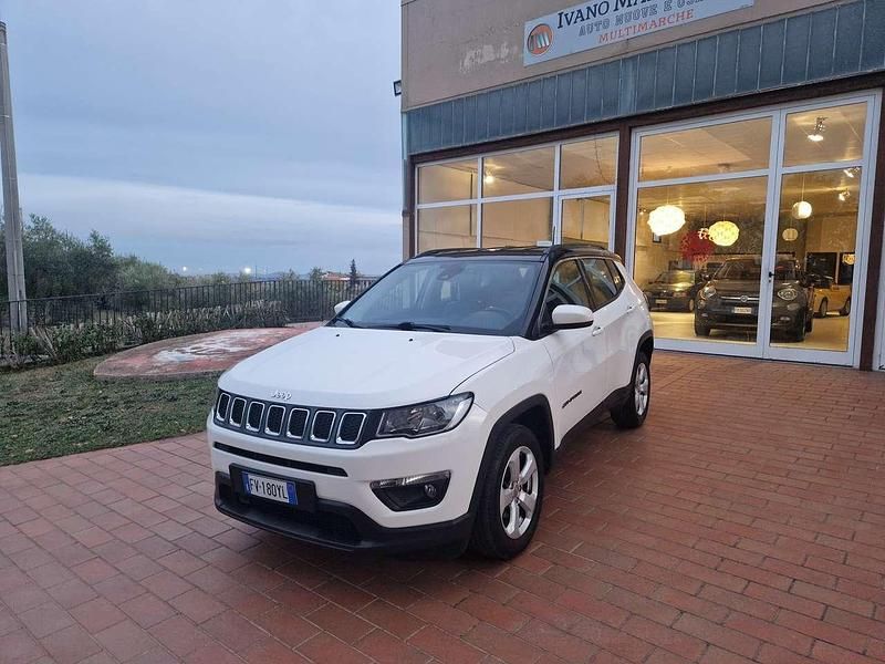 Usata Jeep Compass Longitude 140 CV (102 kW) 2019 Bianco tetto nero SUV