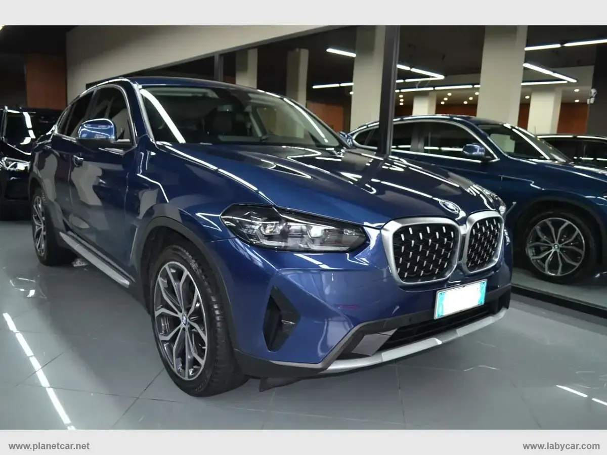 Usata BMW X4 xLine 190 CV (139 kW) 2022 Blu/azzurro SUV