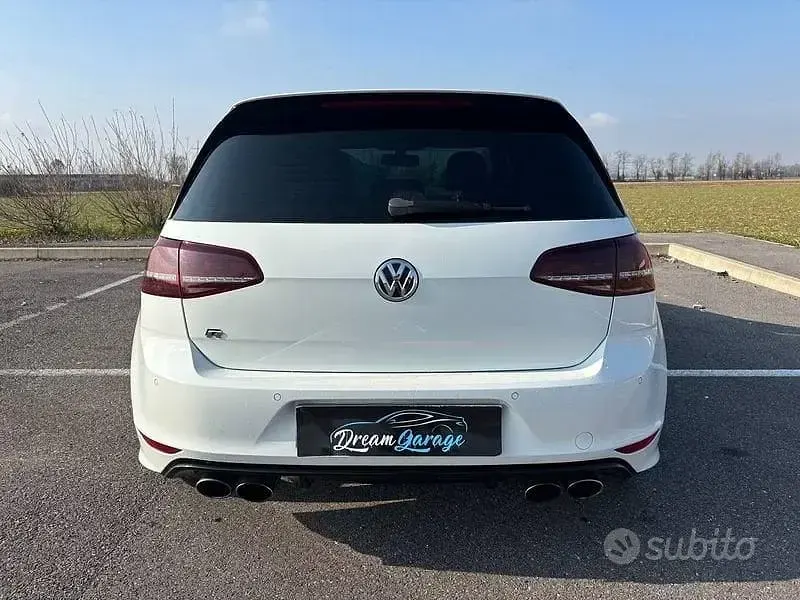 Usata VW Golf VII R 310 CV (228 kW) 2014 Bianco Berlina